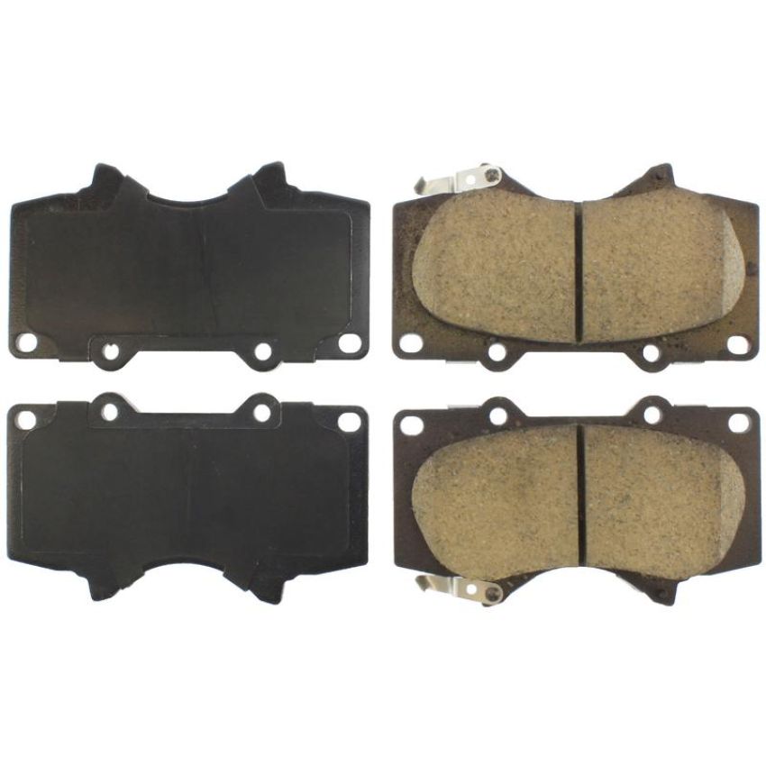 CENTRIC PARTS 105.09760 Posi Quiet Ceramic Brake Pads with Shims and Hardware