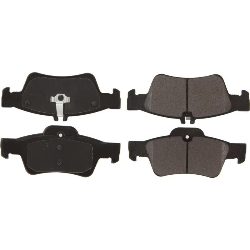 CENTRIC PARTS 105.09860 Posi Quiet Ceramic Brake Pads with Shims and Hardware