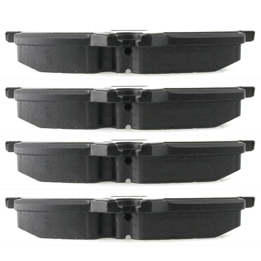 CENTRIC PARTS 105.09870 Posi Quiet Ceramic Brake Pads with Shims and Hardware