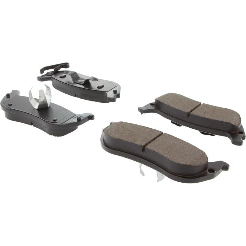 CENTRIC PARTS 105.09980 Posi Quiet Ceramic Brake Pads with Shims and Hardware
