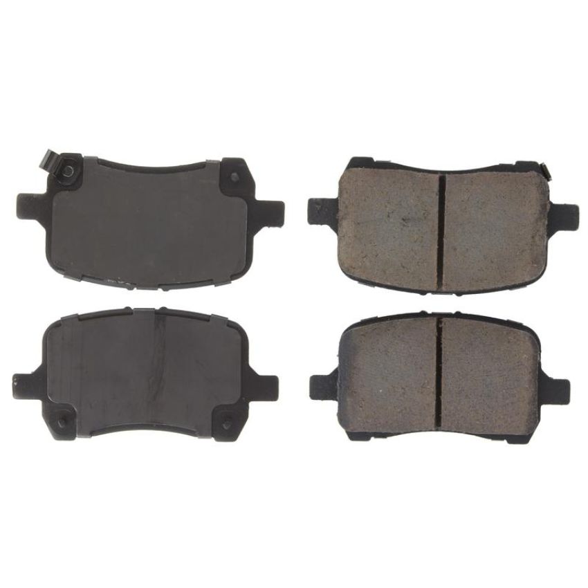 CENTRIC PARTS 105.10280 Posi Quiet Ceramic Brake Pads with Shims and Hardware