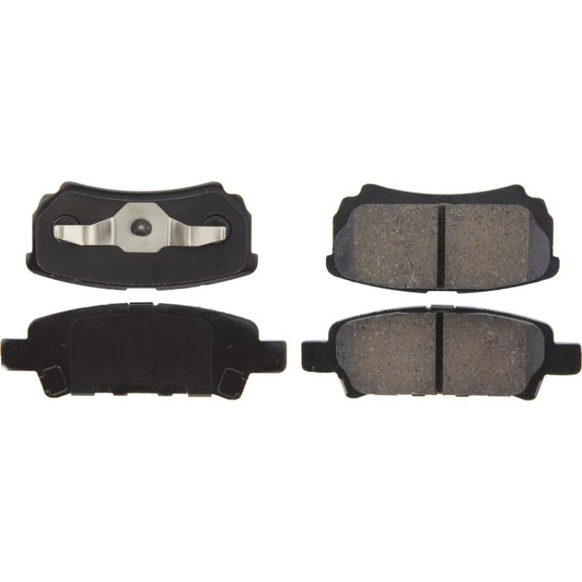 CENTRIC PARTS 105.10370 Posi Quiet Ceramic Brake Pads with Shims and Hardware