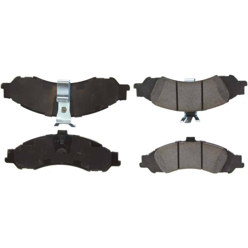 CENTRIC PARTS 105.10430 Posi Quiet Ceramic Brake Pads with Shims and Hardware