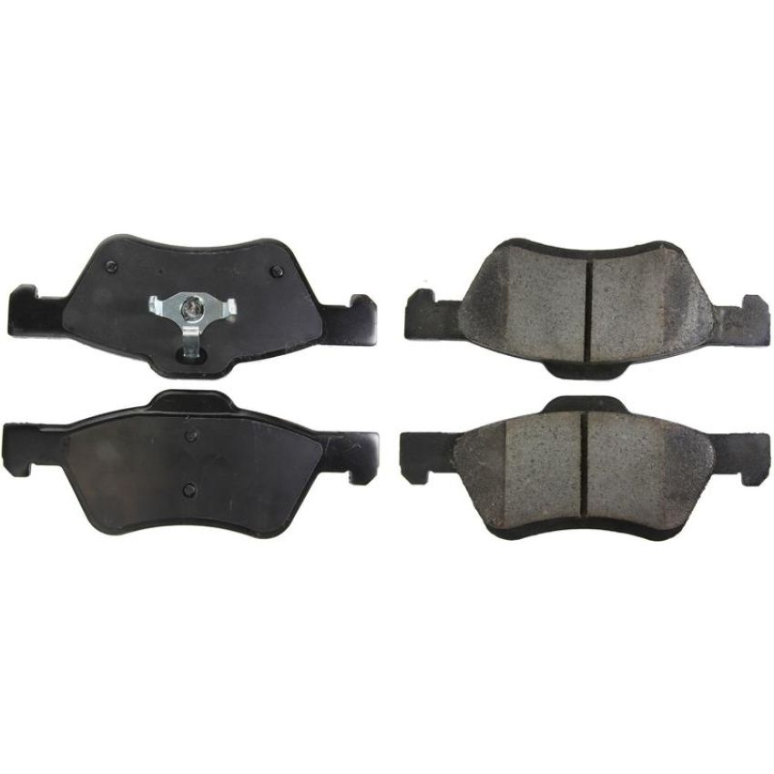 CENTRIC PARTS 105.10472 Posi Quiet Ceramic Brake Pads with Shims and Hardware
