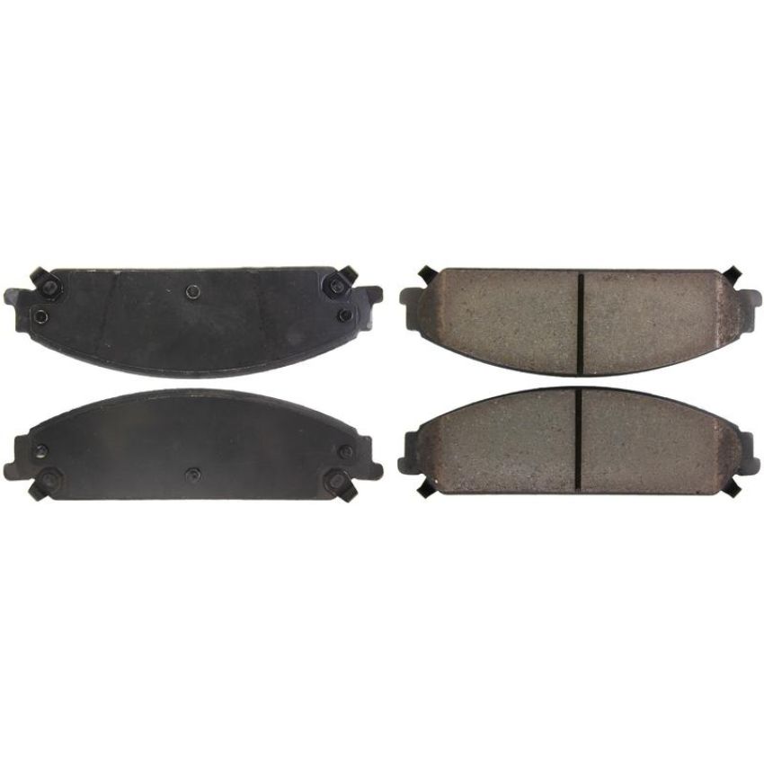CENTRIC PARTS 105.10580 Posi Quiet Ceramic Brake Pads with Shims and Hardware
