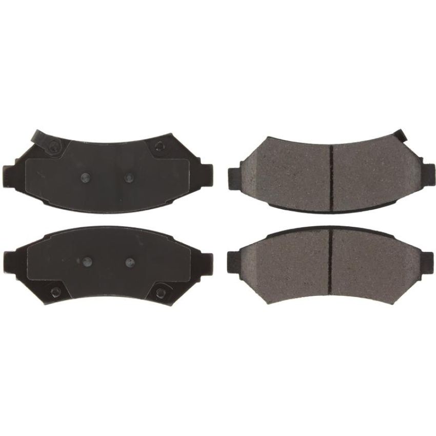CENTRIC PARTS 105.10750 Posi Quiet Ceramic Brake Pads with Shims and Hardware