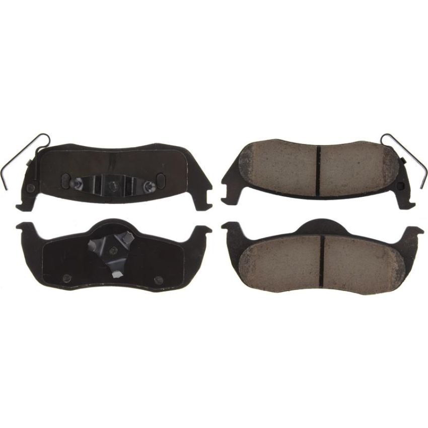 CENTRIC PARTS 105.10870 Posi Quiet Ceramic Brake Pads with Shims and Hardware