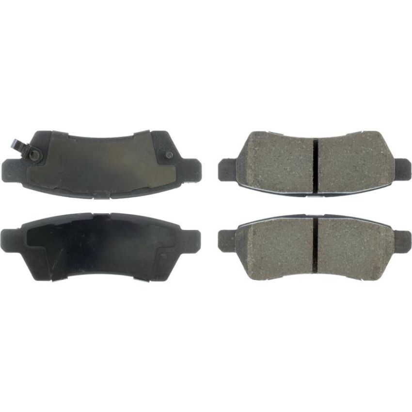 CENTRIC PARTS 105.11000 Posi Quiet Ceramic Brake Pads with Shims and Hardware