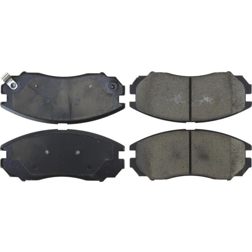 CENTRIC PARTS 105.11040 Posi Quiet Ceramic Brake Pads with Shims and Hardware