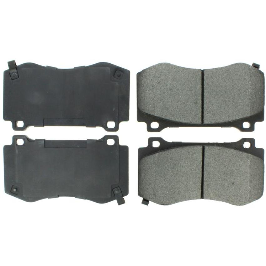 CENTRIC PARTS 105.11490 Posi Quiet Ceramic Brake Pads with Shims and Hardware