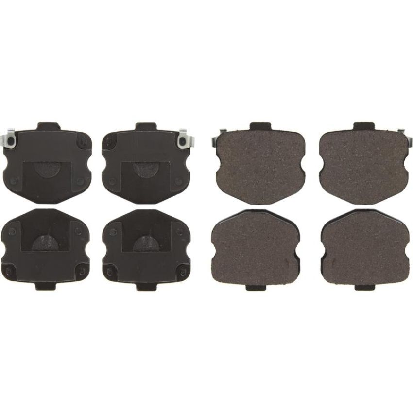 CENTRIC PARTS 105.11851 Posi Quiet Ceramic Brake Pads with Shims