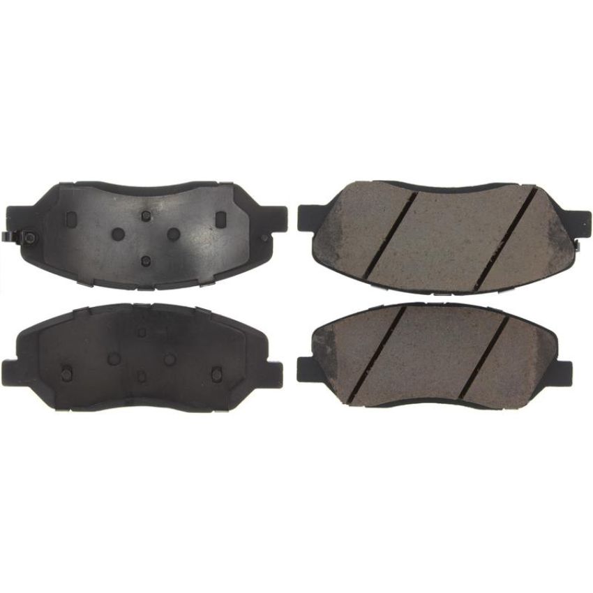 CENTRIC PARTS 105.12020 Posi Quiet Ceramic Brake Pads with Shims and Hardware