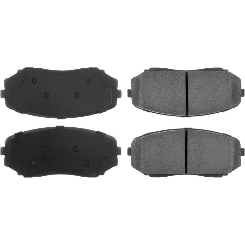 CENTRIC PARTS 105.12580 Posi Quiet Ceramic Brake Pads with Shims and Hardware