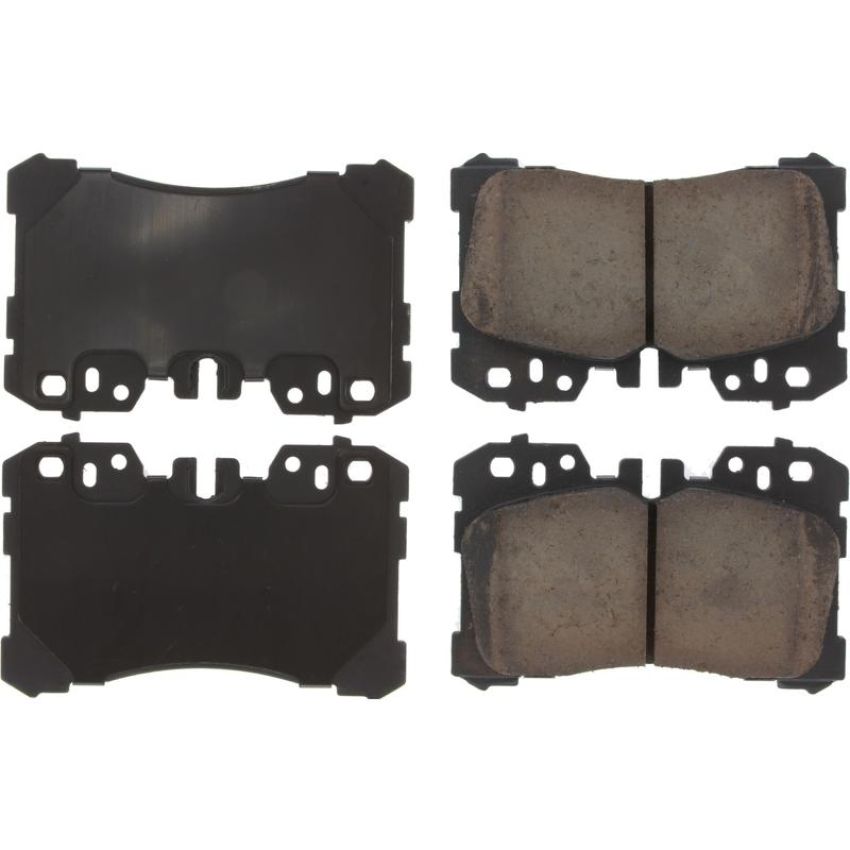 CENTRIC PARTS 105.12820 Posi Quiet Ceramic Brake Pads with Shims and Hardware