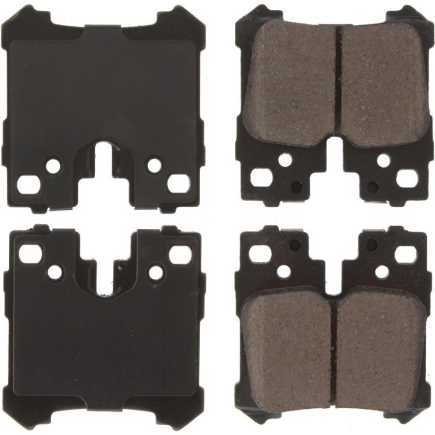 CENTRIC PARTS 105.12830 Posi Quiet Ceramic Brake Pads with Shims and Hardware