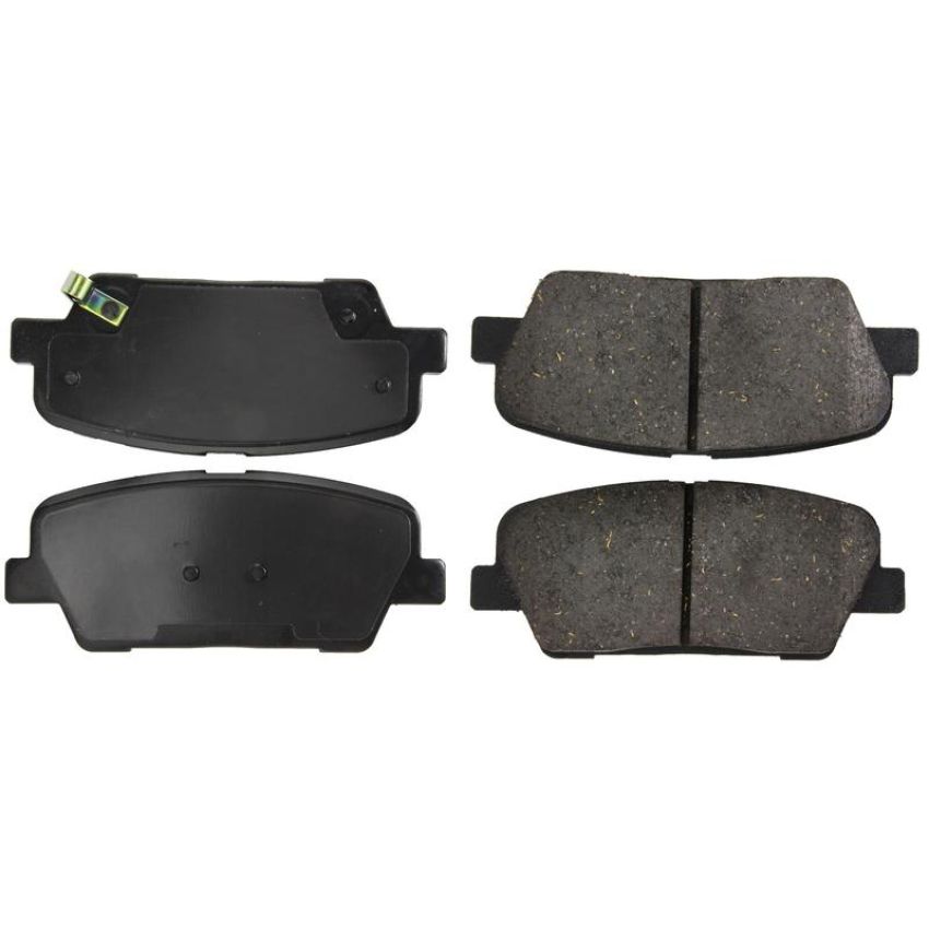 CENTRIC PARTS 105.12841 Posi Quiet Ceramic Brake Pads with Shims and Hardware