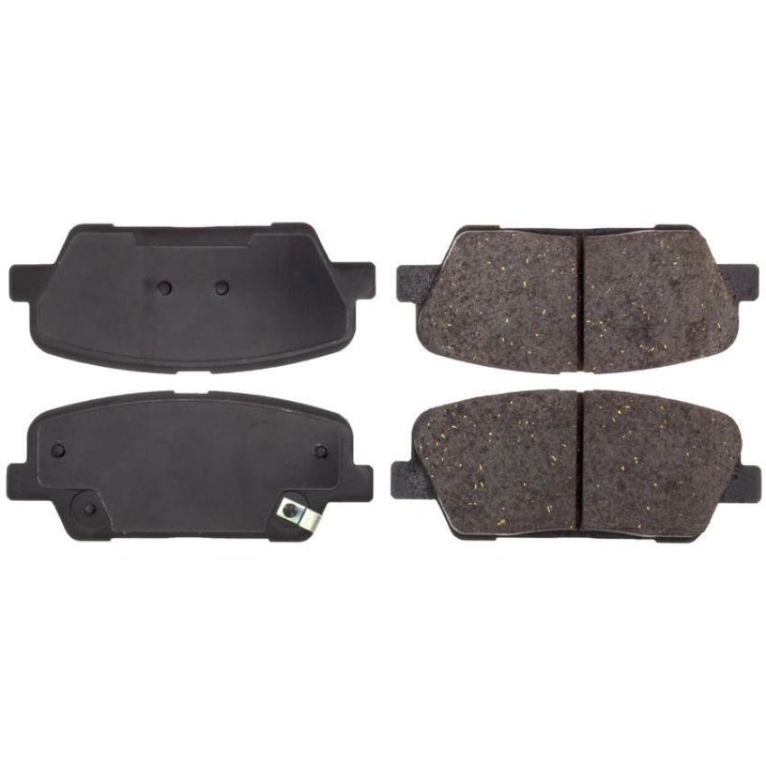CENTRIC PARTS 105.12842 Posi Quiet Ceramic Brake Pads with Shims and Hardware