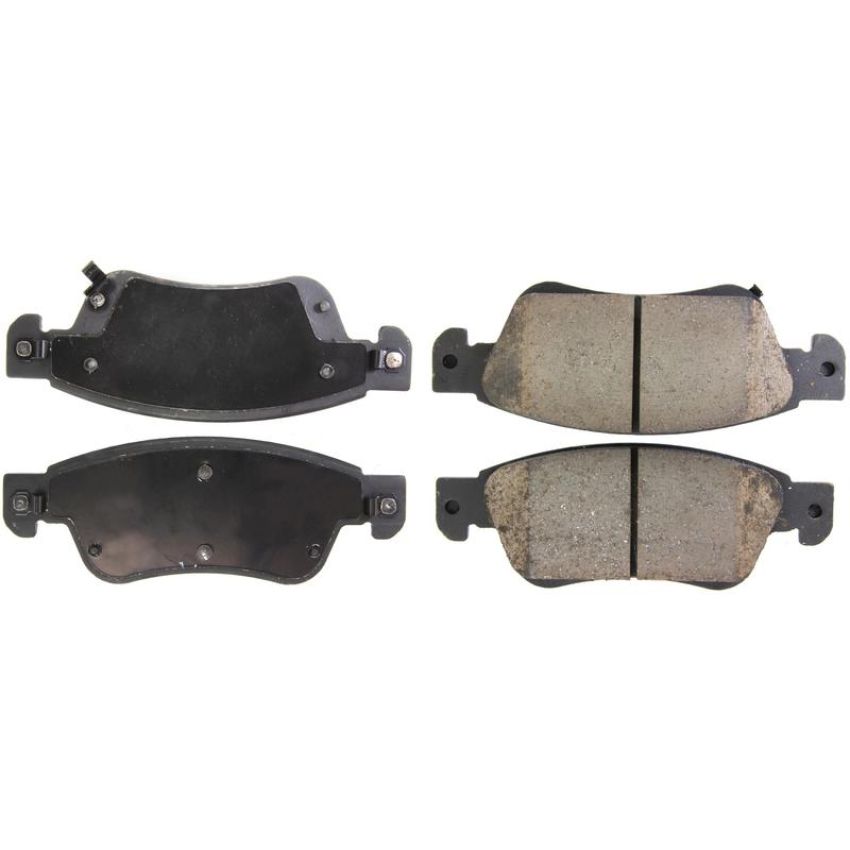 CENTRIC PARTS 105.12870 Posi Quiet Ceramic Brake Pads with Shims and Hardware