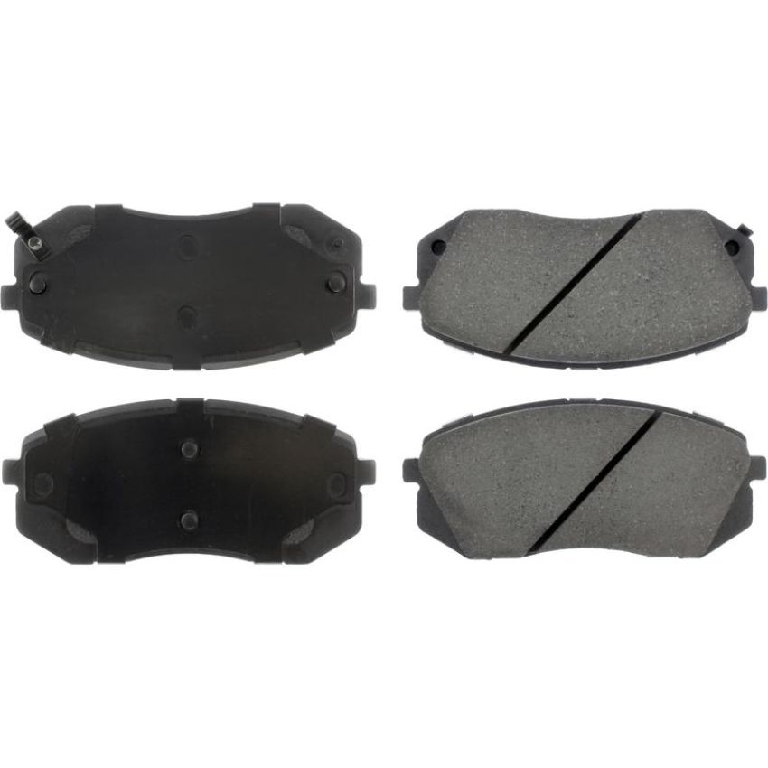 CENTRIC PARTS 105.12950 Posi Quiet Ceramic Brake Pads with Shims and Hardware