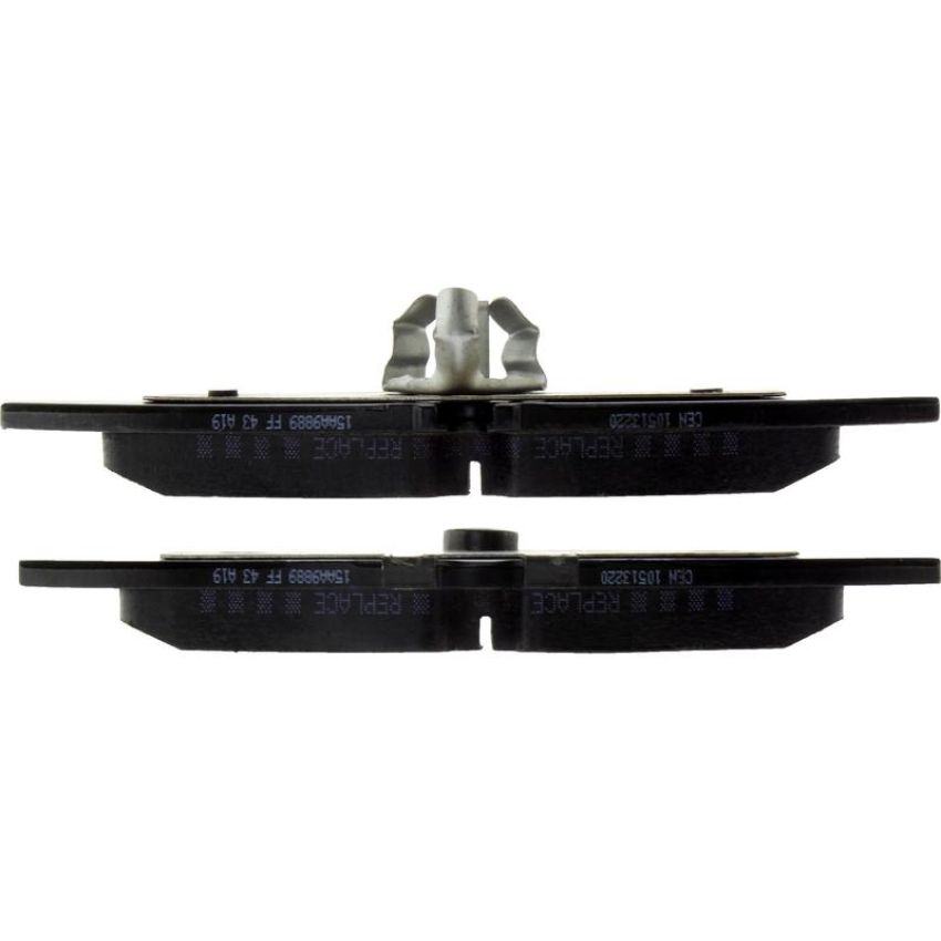 CENTRIC PARTS 105.13220 Posi Quiet Ceramic Brake Pads with Shims and Hardware
