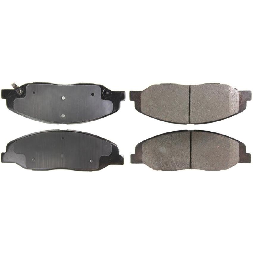 CENTRIC PARTS 105.13320 Posi Quiet Ceramic Brake Pads with Shims and Hardware