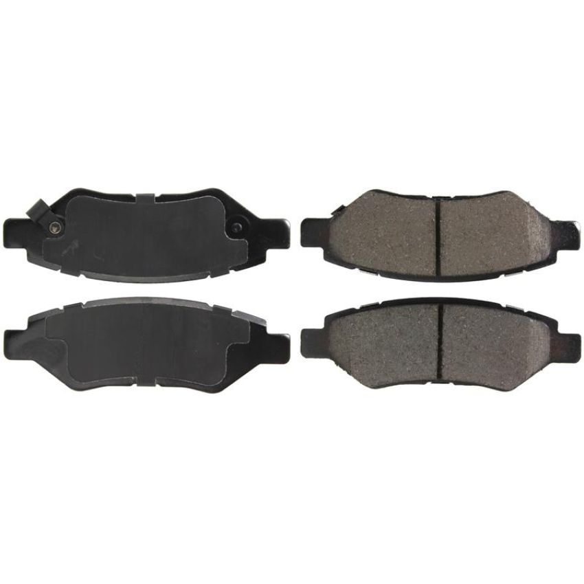 CENTRIC PARTS 105.13370 Posi Quiet Ceramic Brake Pads with Shims and Hardware