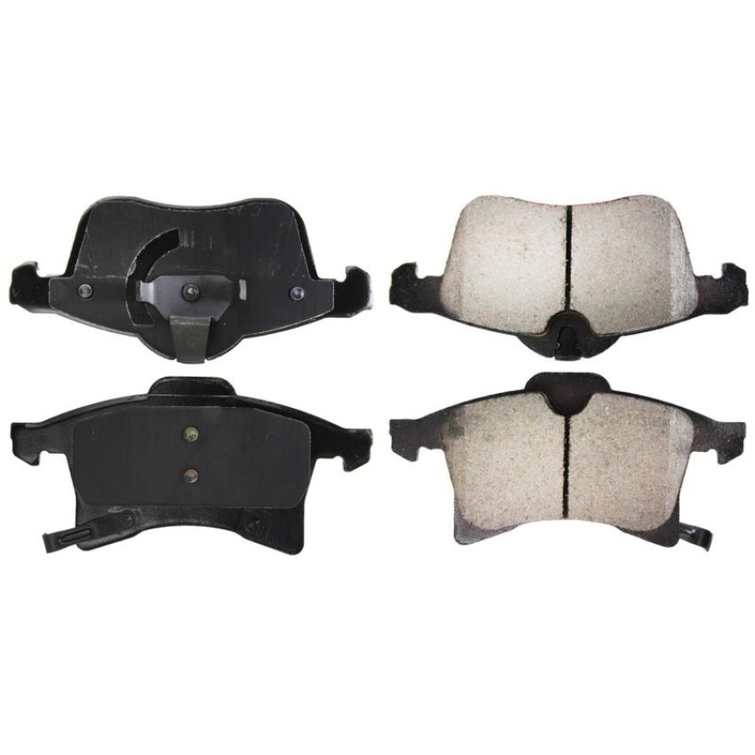 CENTRIC PARTS 105.13610 Posi Quiet Ceramic Brake Pads with Shims and Hardware