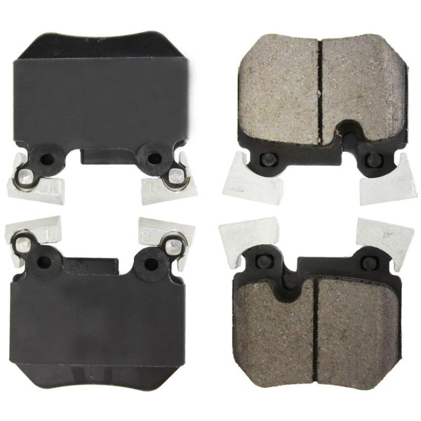 CENTRIC PARTS 105.13720 Posi Quiet Ceramic Brake Pads with Shims and Hardware