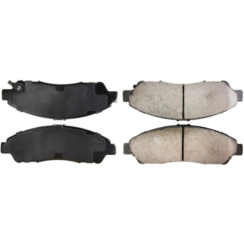 CENTRIC PARTS 105.13780 Posi Quiet Ceramic Brake Pads with Shims and Hardware