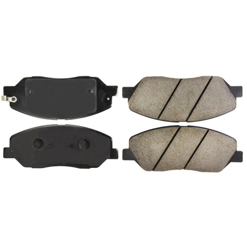 CENTRIC PARTS 105.13840 Posi Quiet Ceramic Brake Pads with Shims and Hardware