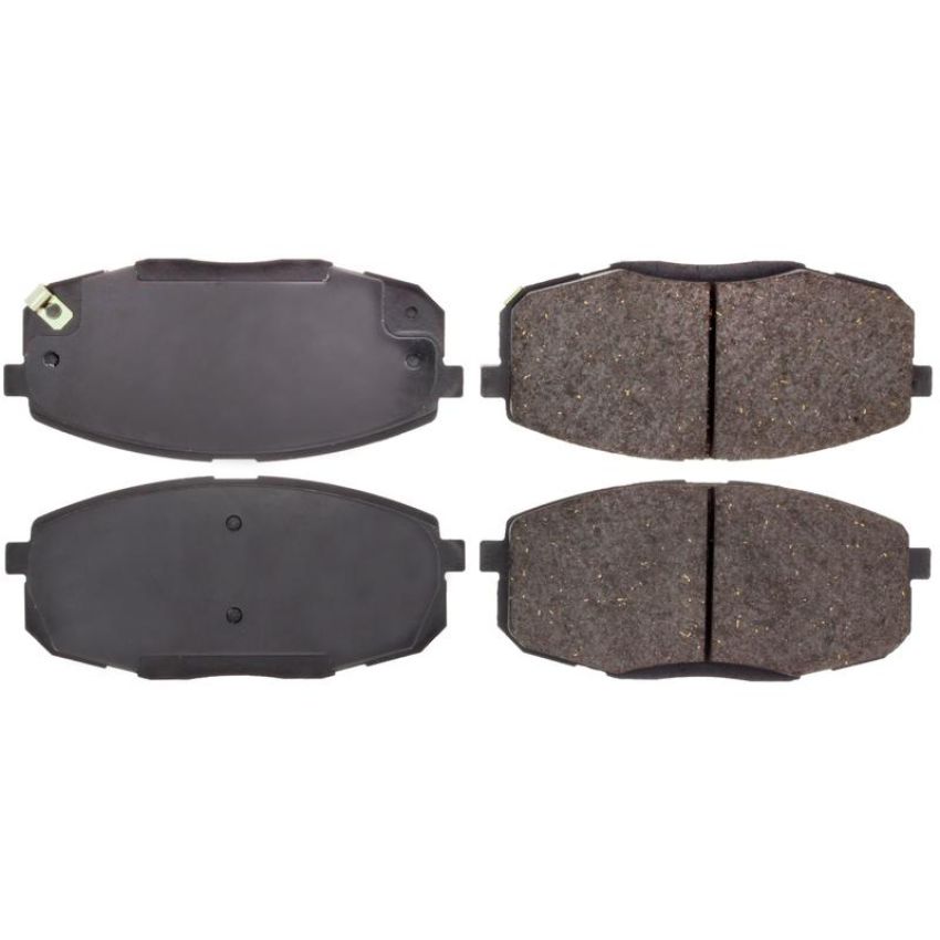 CENTRIC PARTS 105.13971 Posi Quiet Ceramic Brake Pads with Shims and Hardware