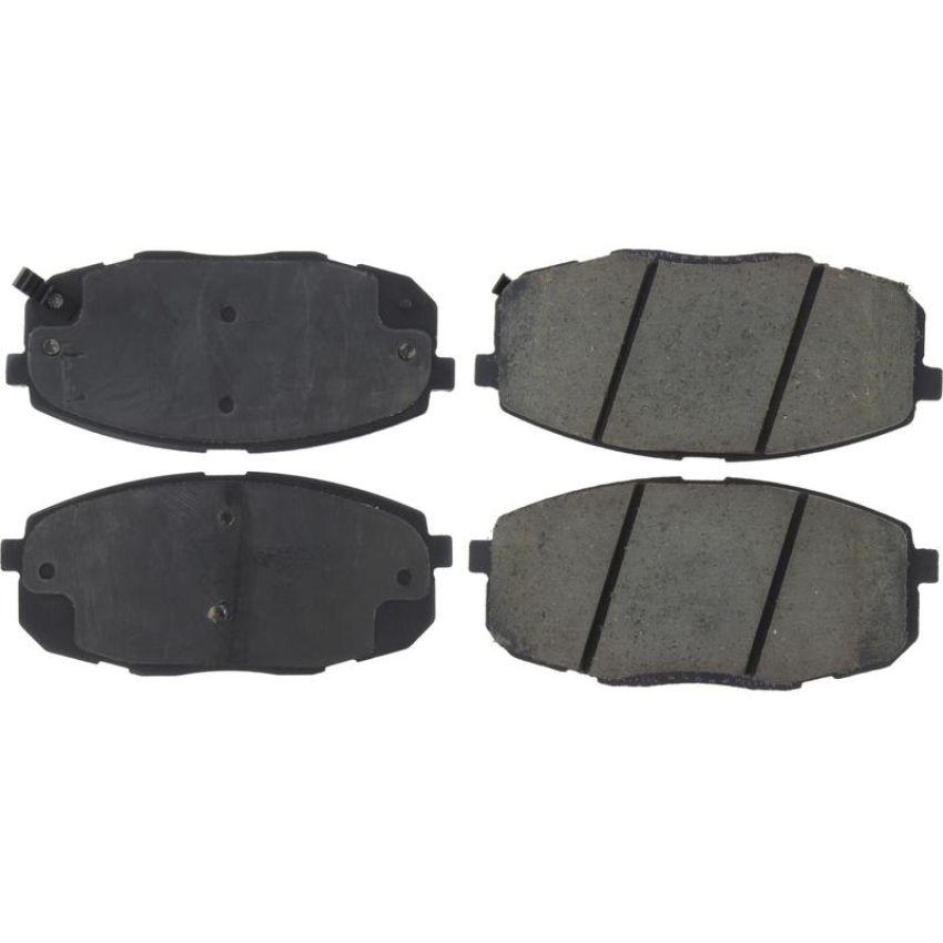 CENTRIC PARTS 105.13972 Posi Quiet Ceramic Brake Pads with Shims and Hardware