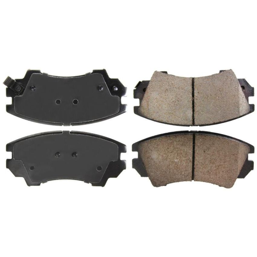 CENTRIC PARTS 105.14040 Posi Quiet Ceramic Brake Pads with Shims and Hardware