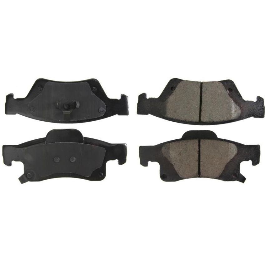 CENTRIC PARTS 105.14980 Posi Quiet Ceramic Brake Pads with Shims and Hardware