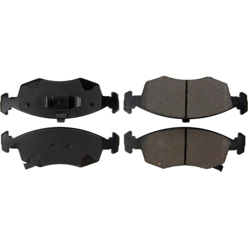 CENTRIC PARTS 105.15680 Posi Quiet Ceramic Brake Pads with Shims and Hardware