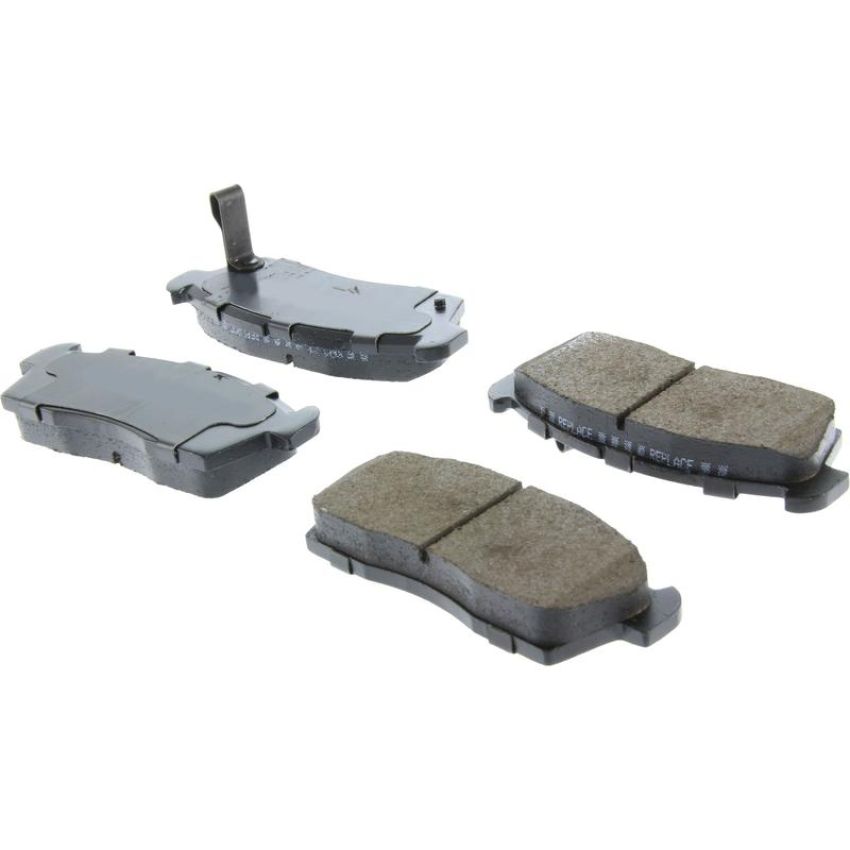 CENTRIC PARTS 105.16580 Posi Quiet Ceramic Brake Pads with Shims and Hardware