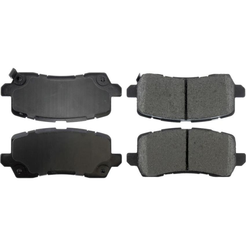 CENTRIC PARTS 105.16980 Posi Quiet Ceramic Brake Pads with Shims and Hardware