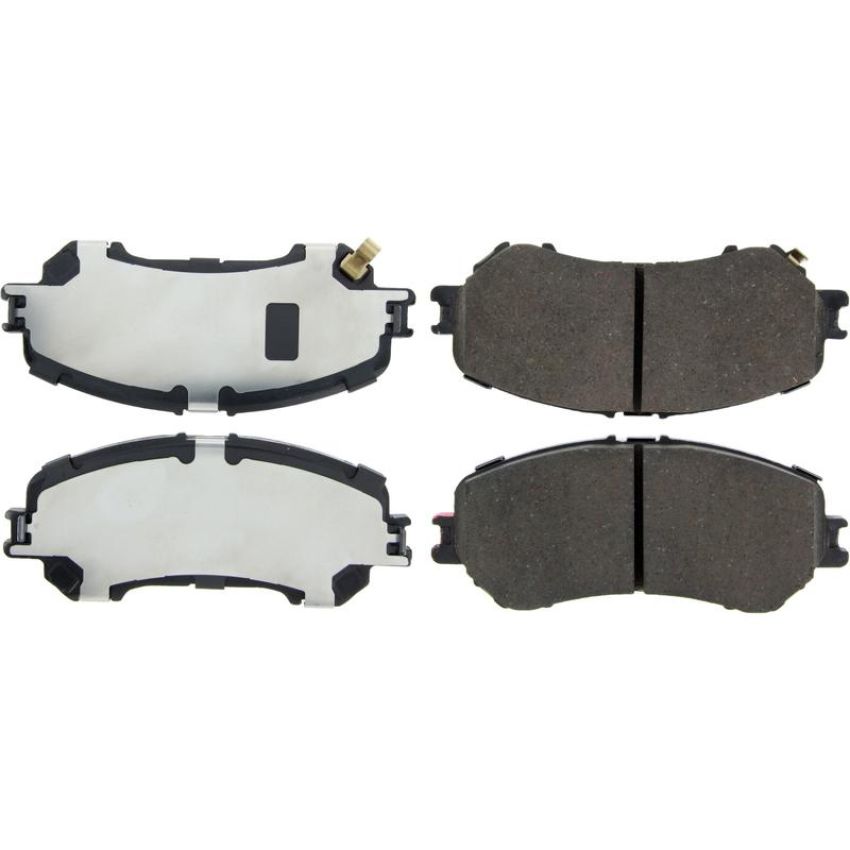 CENTRIC PARTS 105.17370 Posi Quiet Ceramic Brake Pads with Shims and Hardware
