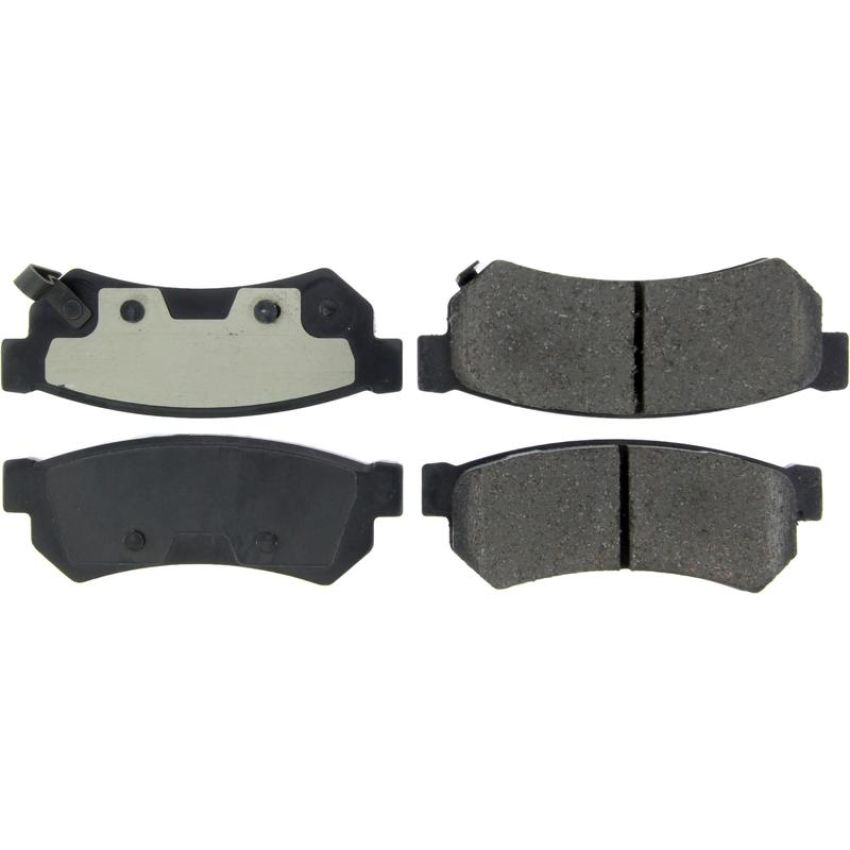 CENTRIC PARTS 105.17390 Posi Quiet Ceramic Brake Pads with Shims and Hardware
