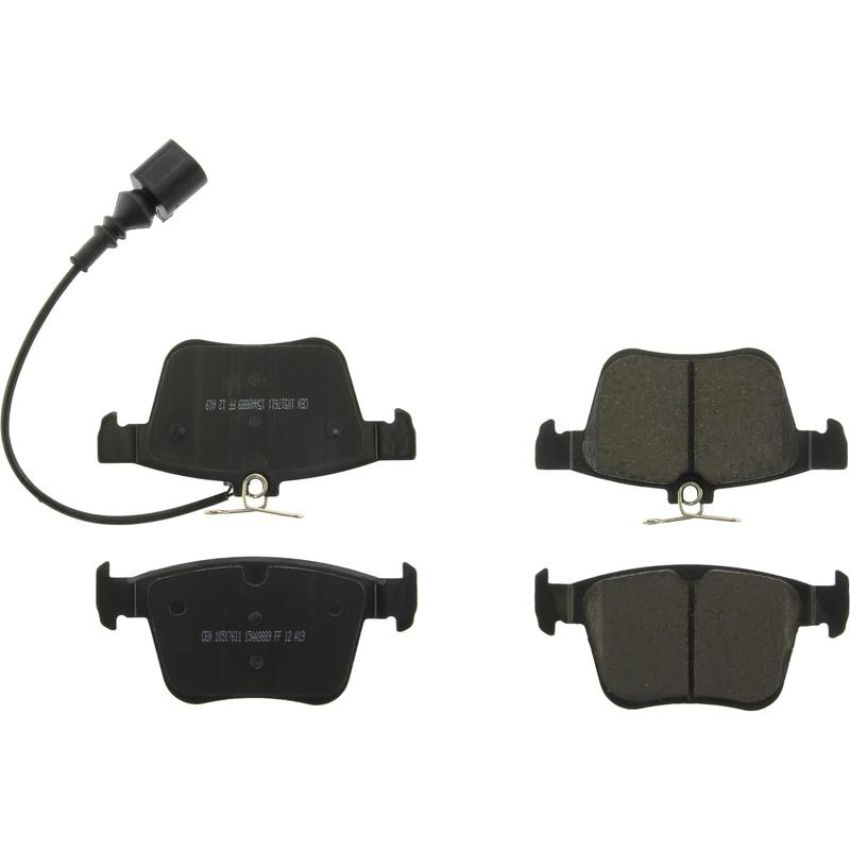 CENTRIC PARTS 105.17611 Posi Quiet Ceramic Brake Pads with Shims and Hardware