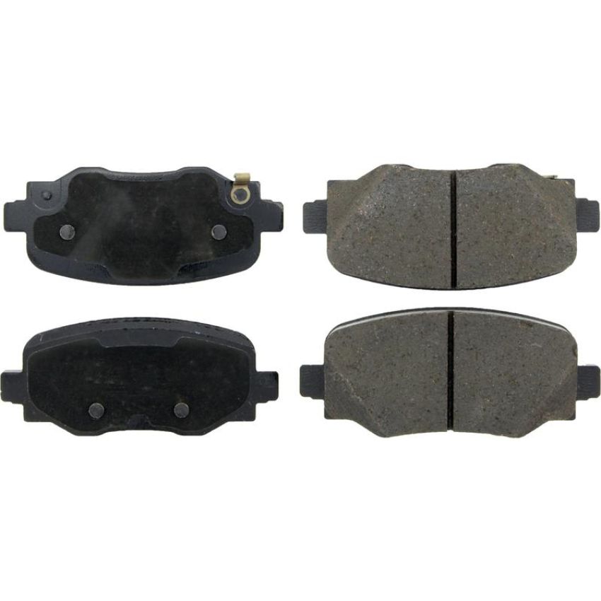 CENTRIC PARTS 105.18090 Posi Quiet Ceramic Brake Pads with Shims and Hardware