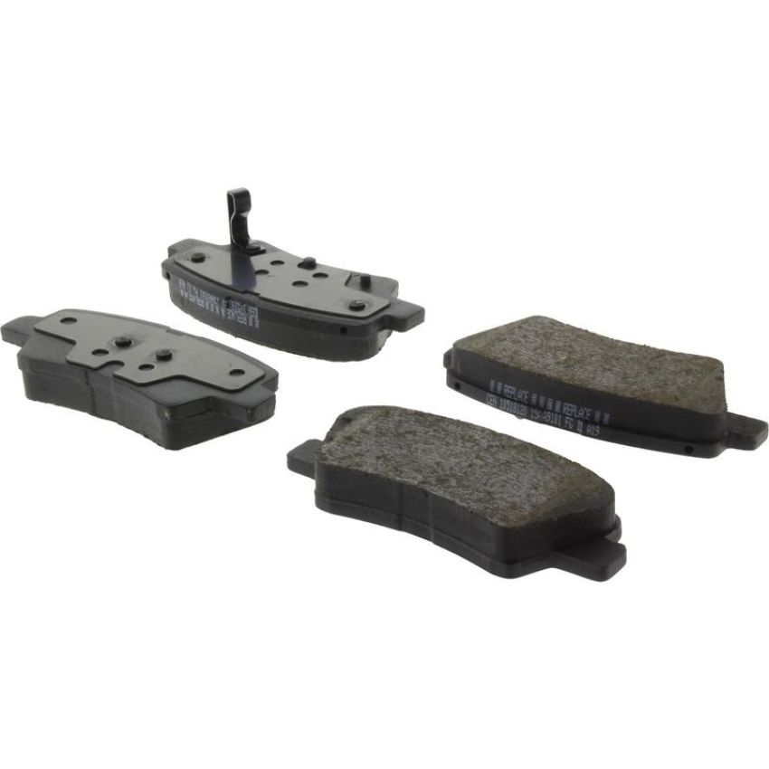 CENTRIC PARTS 105.18120 Posi Quiet Ceramic Brake Pads with Shims