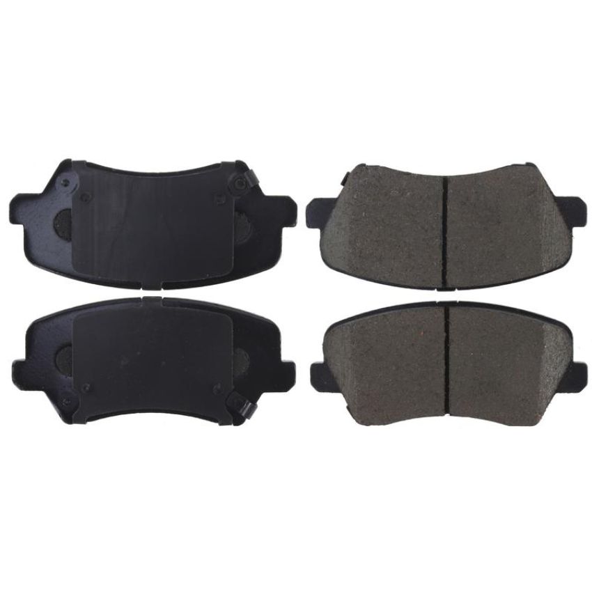 CENTRIC PARTS 105.18280 Posi Quiet Ceramic Brake Pads with Shims and Hardware