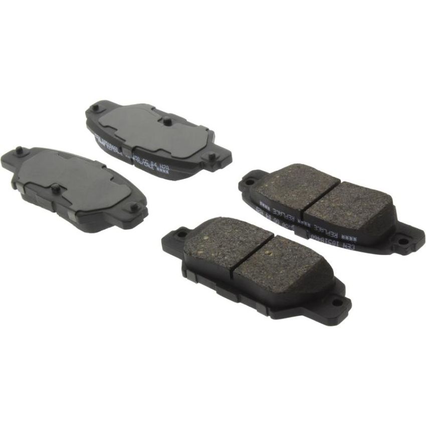CENTRIC PARTS 105.18460 Posi Quiet Ceramic Brake Pads with Shims