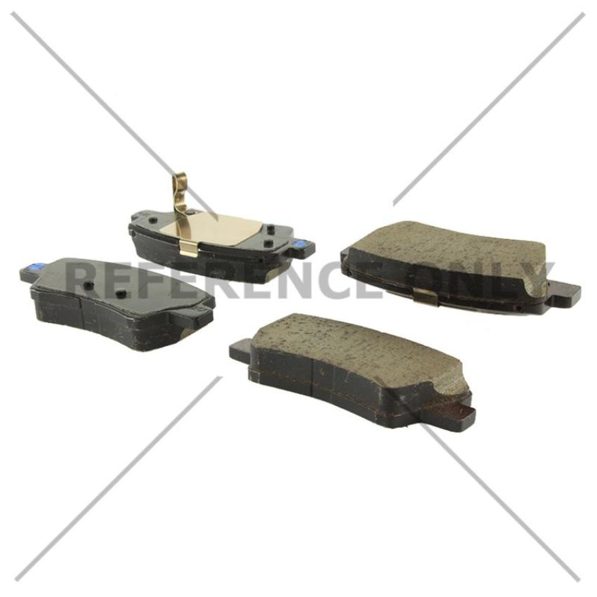 CENTRIC PARTS 105.18480 Posi Quiet Ceramic Brake Pads with Shims