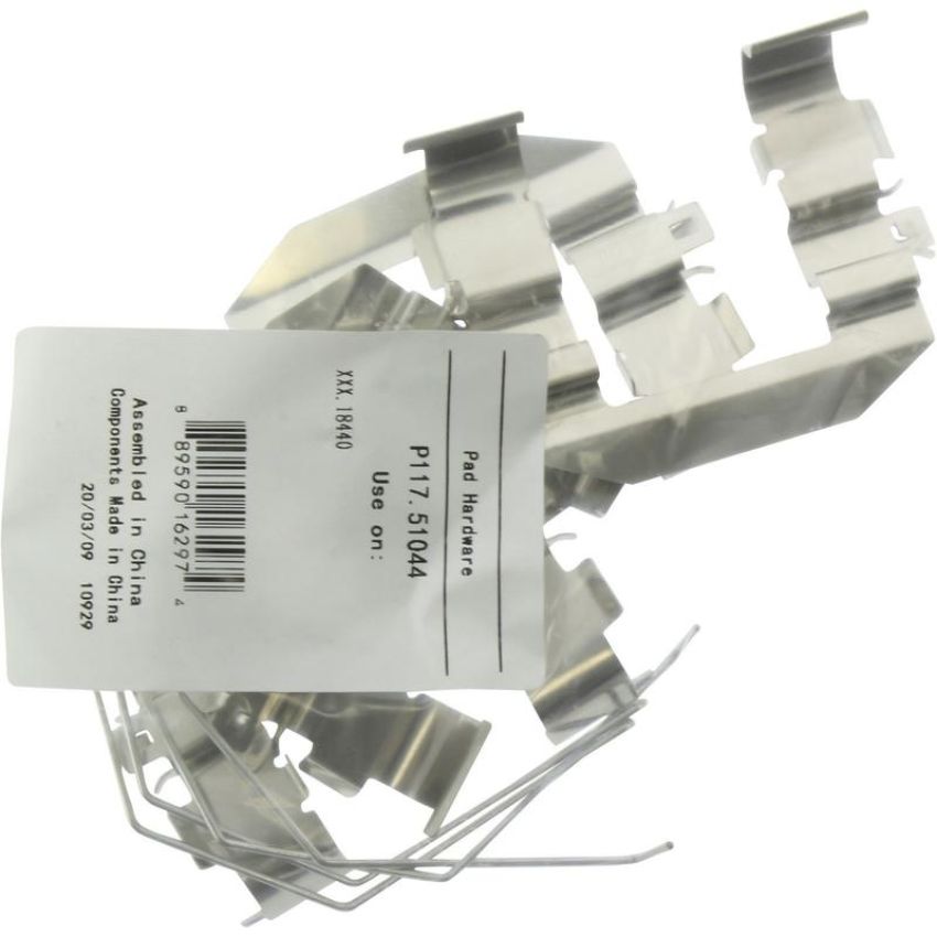 CENTRIC PARTS 105.18550 Posi Quiet Ceramic Brake Pads with Shims