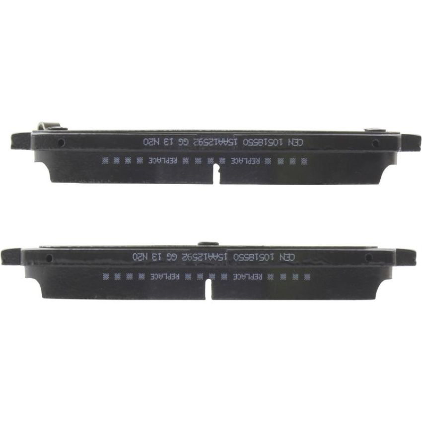 CENTRIC PARTS 105.18550 Posi Quiet Ceramic Brake Pads with Shims