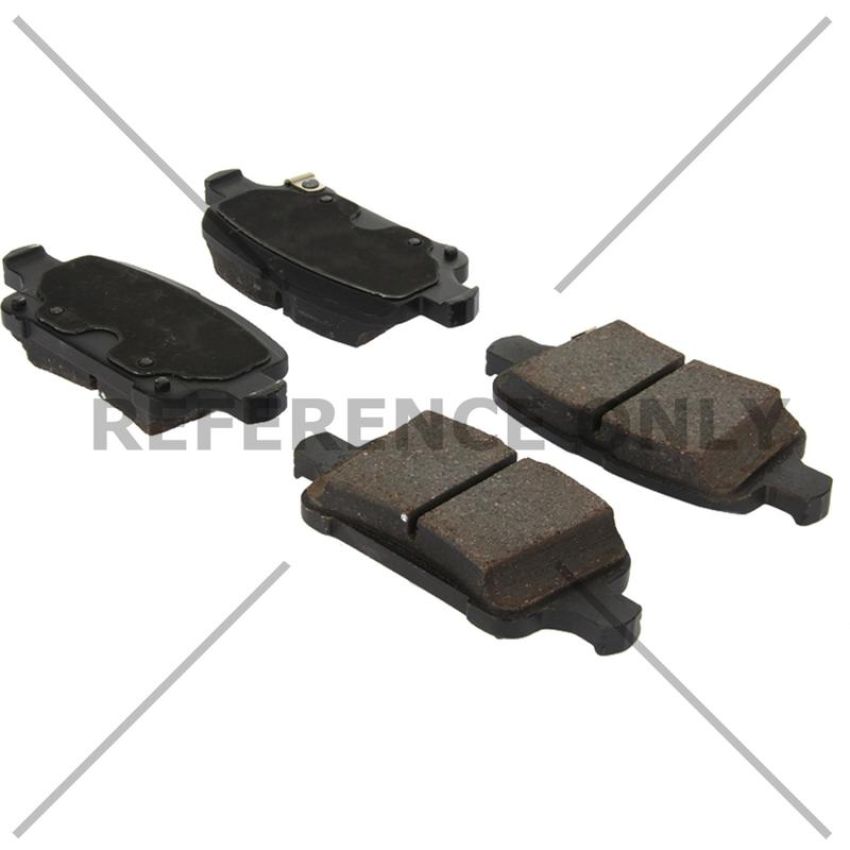 CENTRIC PARTS 105.18570 Posi Quiet Ceramic Brake Pads with Shims and Hardware