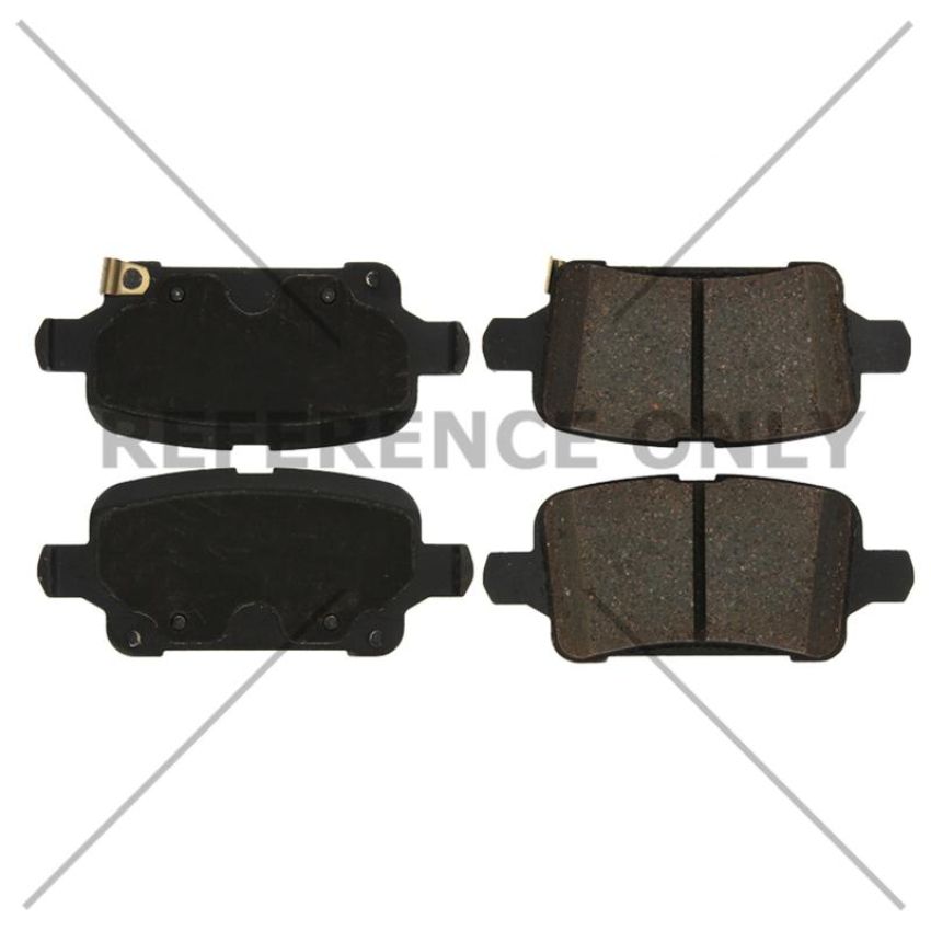 CENTRIC PARTS 105.18570 Posi Quiet Ceramic Brake Pads with Shims and Hardware