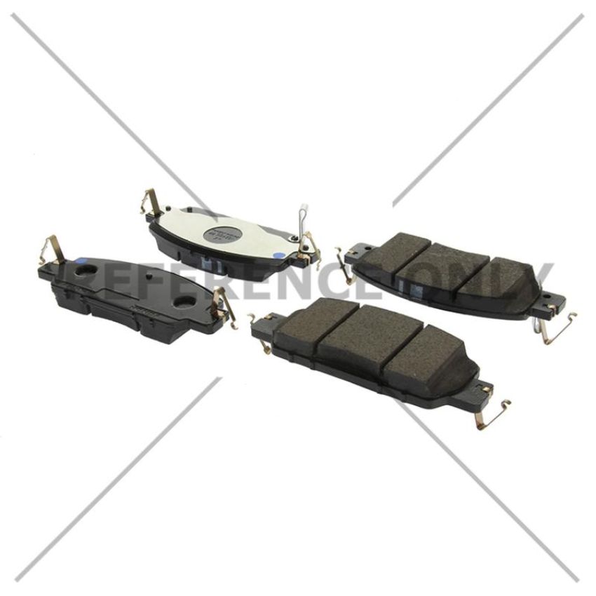 CENTRIC PARTS 105.18600 Posi Quiet Ceramic Brake Pads with Shims